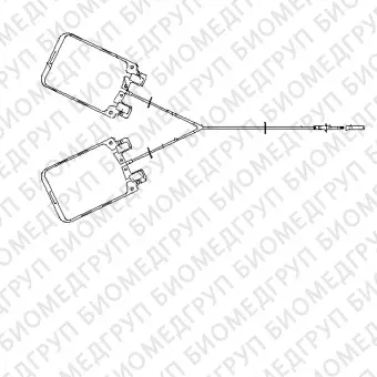 Контейнер полимерный для крови и ее компонентов стерильный однократного применения: КПК23001 двухкамерный 300 мл с иглой полимерной одноканальной