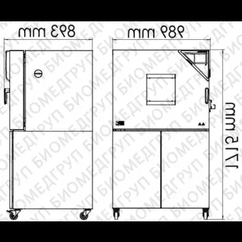 Камера испытательная теплохолод, 40...180С, MK115, 115 л, Binder, 90200375