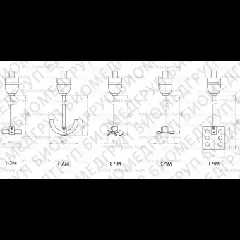 Мешалка лабораторная MM1000, 401000 об/мин программируемая механическая