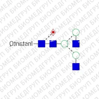 Nгликан AdvanceBio InstantQ G0F/FA2 асиало, агалакто, биантеннарный комплексный Nгликан, замещенный фукозой ранее ProZyme. Nгликан, помеченный InstantQ, для использования в качестве качественного стандарта с системой анализа гликанов GlyQ. Альте