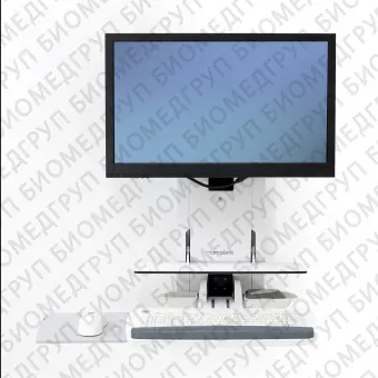 Медицинская информационная рабочая станция StyleView SitStand Vertical Lift, Patient Room