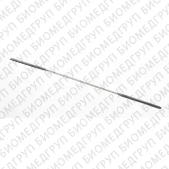 Микрошпатель двухсторонний, длина 100 мм, лопатка 355 мм, диаметр ручки 2 мм, нержавеющая сталь, Bochem, 3020