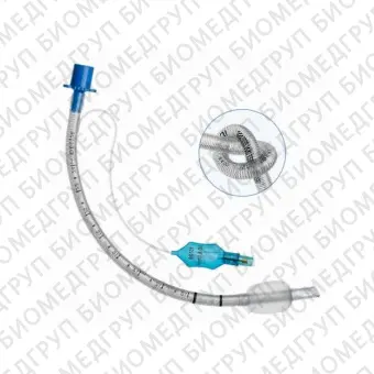 Трубка эндотрахеальная армированная с манжетой, размер 7.5  Mederen