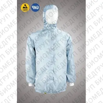 Куртка для чистых помещений, с капюшоном, на молнии, ЛТО, КР.14