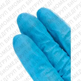 Перчатки нитриловые, длина 24,2 см, голубые, 50 пар./уп., Импорт, 792L