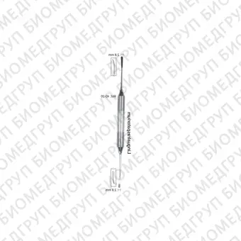 Распатор Lingual, ручка DELUXE,  диаметр 10 мм, 2,82,8 мм