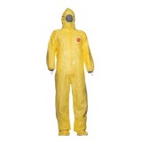 Комбинезон химической и биологической защиты с капюшоном Тайкем 2000С с носками, жёлтый, размер М, DuPont, 6016_M