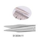 Ножницы хирургические 115 мм, лезвия 5 х 28 мм для тонкой нарезки, плоский тип, -B / B Cvd, 1 шт., RWD, Китай, S13004-11