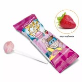 Miradent XyliPoP - Леденец на палочке из ксилита, КЛУБНИКА, 50шт х 6гр.